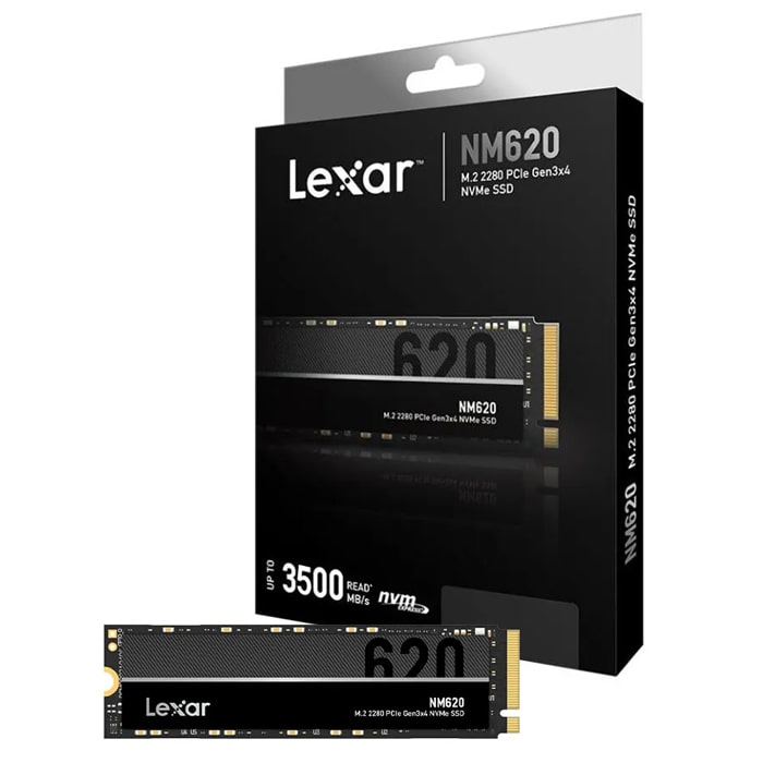 حافظه اس اس دی لکسار دو ترابایت مدل M.2 NVMe LEXAR NM620 2T